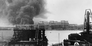 Cum arata Portul Constanta dupa ce a fost bombardat de nemti in Primul Razboi Mondial. Imagini rare